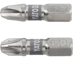 Yato Toya Sa Poland Antgaliai | 6,3 mm (1/4") | S2 Ni | kryžminiai PH3 | 2 vnt. (YT-78002)