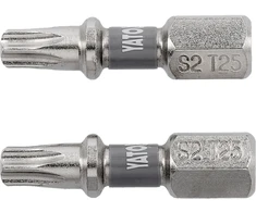 Yato Toya Sa Poland Antgaliai | 6,3 mm (1/4") | S2 Ni | T-Star (Torx) T25 | 2 vnt. (YT-78014)