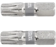 Yato Toya Sa Poland Antgaliai | 6,3 mm (1/4") | S2 Ni | T-Star (Torx) T40 | 2 vnt. (YT-78016)