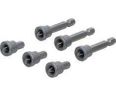 Bgs Technic Antgaliai / ribotuvai | gipso plokštėms | 6.3 mm (1/4") | Kryžminiai PH 2 | 6 vnt. (50406)