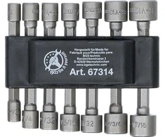 Bgs Technic Antgalių / galvučių rinkinys | 6.3 mm (1/4") | Metrinis + coliniai | 14 vnt. (67314)