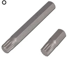 Grąžtas Bgs Technic Antgalių rinkinys | trumpas / ilgas | spline (XZN) | 11 vnt. (5030)