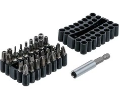 Grąžtas Bgs Technic Antgalių rinkinys | trumpi | 6.3 mm (1/4") | įvairių tipų | 32 vnt. (763)