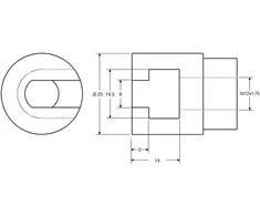 Bgs Technic Atbulinis plaktukas kėbulo įdubų šalinimui | klijuojamos pagalvėlės | 460 mm (865-6)