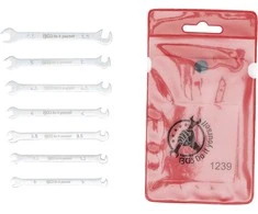 Bgs Technic Atvirų raktų rinkinys mažais numeriais rinkinys | mini versija | 3-5,5 mm | 7 vnt. (1239)