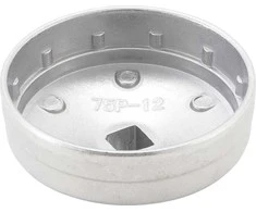 Bgs Technic Lėkštelė tepalo filtrui aliumininė | 12 kampų | 75 mm (1035-75X12)