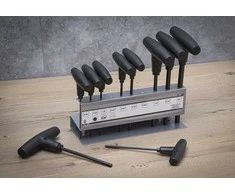Bgs Technic T-rankenėlių atsuktuvų rinkinys | Coliniai dydžiai | Hex šešiakampis 3/32"-3/8" | 10 vnt. (7099)