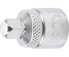 Grąžtas Bgs Technic Adapteris galvutėms | vidinis kvadratas 10 mm (3/8") - išorinis kvadratas 6,3 mm (1/4") (269)