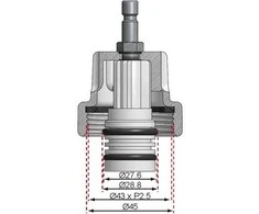 Bgs Technic Adapteris Nr. 16, skirtas BGS 8027, 8098 | Mercedes-Benz (8027-16)