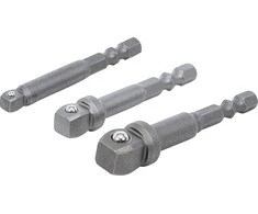 Bgs Technic Adapterių rinkinys su šarnyrais | 6.3 mm (1/4") | 3 vnt. (9162)