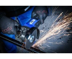 Bgs Technic Akumuliatorinio kampinio šlifuoklio rinkinys | bešepetėlinis | 18 V | su įkraunama baterija ir greitu įkrovikliu (7396)