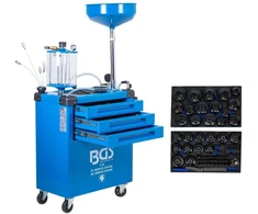 Bgs Technic Alyvos aptarnavimo stotelė su alyvos filtrų raktų rinkiniu | 70 l (7119)