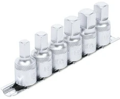 Bgs Technic Alyvos išleidimo antgalių komplektas | 12,5 mm (1/2") | 6 vnt. (1016)
