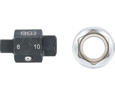 Bgs Technic Alyvos išleidimo galvutė | 4 kampai | 8 mm + 10 mm (8991)