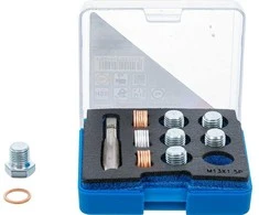 Bgs Technic Alyvos išleidimo srauto remonto komplektas | M13 x 1,5 mm (156)