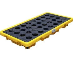 Bgs Technic Alyvos surinkimo padonas | su atvira tinkline danga | 2 statinėms po 200 l (70047)