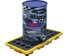 Bgs Technic Alyvos surinkimo padonas | su atvira tinkline danga | 2 statinėms po 200 l (70047)