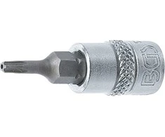 Bgs Technic Antgalis 1/4" įpresuotas į galvutę su skyle, penkiakampis TS10x38mm (5184-TS10)