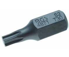 Bgs Technic Antgalis | ilgis 30 mm | 10 mm (3/8") storis | T-Star (Torx) T30 (4871)