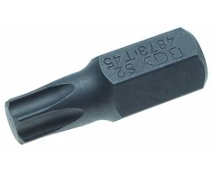 Grąžtas Bgs Technic Antgalis | ilgis 30 mm | 10 mm (3/8") storis | T-Star (Torx) T45 (4873)