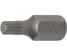 Bgs Technic Antgalis | ilgis 30 mm | 10 mm (3/8") storis | Spline (XZN) | M6 (4851)