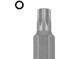 Bgs Technic Antgalis | ilgis 75 mm | 10 mm (3/8") storis | Spline (XZN) | M8 (4861)