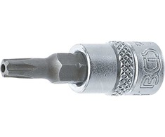 Bgs Technic Antgalis įpresuotas į galvutę 5 kampų | 6.3 mm (1/4") | T-Star su skyle (Torx) TS25 (5184-TS25)