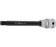 Bgs Technic Antgalis įpresuotas į galvutę | ilgis 140 mm | 12,5 mm (1/2") | Spline (XZN) | M10 (5009)