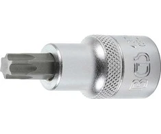 Bgs Technic Antgalis įpresuotas į galvutę | 12.5 mm (1/2") | T-Star (Torx) T50 (4374)