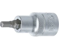 Bgs Technic Antgalis įpresuotas į galvutę | 12,5 mm (1/2") | hex šešiakampis 5.5 mm (9467)