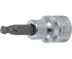Bgs Technic Antgalis įpresuotas į galvutę | 10 mm (3/8") | hex šešiakampis su šarnyru 5 mm (5112)
