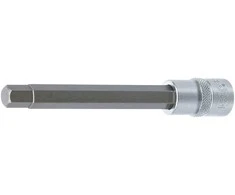 Bgs Technic Antgalis įpresuotas į galvutę | ilgis 140 mm | 12,5 mm (1/2") | Hex šešiakampis 11 mm (5184-H11)