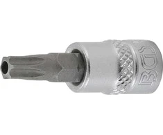 Grąžtas Bgs Technic Antgalis įpresuotas į galvutę | 6,3 mm (1/4") | T-Star su skyle (Torx) T30 (2362)