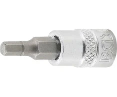Bgs Technic Antgalis įpresuotas į galvutę | 6.3 mm (1/4") | hex šešiakampis 5/32" (2742)