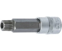Bgs Technic Antgalis įpresuotas į galvutę | ilgis 100 mm | 12,5 mm (1/2") | Spline su skyle (XZN) M18 (4365)