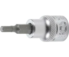 Bgs Technic Antgalis įpresuotas į galvutę | 10 mm (3/8") | hex šešiakampis 4 mm (2577)