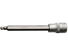Bgs Technic Antgalis įpresuotas į galvutę | ilgis 140 mm | 12,5 mm (1/2") | šešiakampis su šarnyru 7 mm (4258-7)