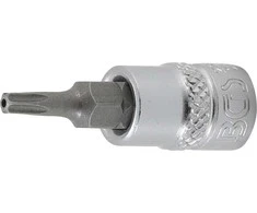 Grąžtas Bgs Technic Antgalis įpresuotas į galvutę | 6.3 mm (1/4") | T-star su skyle (Torx) T15 (2358)