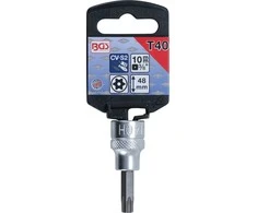 Bgs Technic Antgalis įpresuotas į galvutę | 10 mm (3/8") | T-Star su skyle | (Torx) T40 (2575)