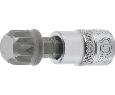 Bgs Technic Antgalis įpresuotas į galvutę | 6.3 mm (1/4") | Spline (XZN) M12 (2507)