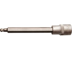 Bgs Technic Antgalis įpresuotas į galvutę | ilgis 140 mm | 12,5 mm (1/2") | šešiakampis su šarnyru 5 mm (4258-5)