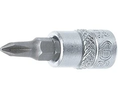 Bgs Technic Antgalis įpresuotas į galvutę | 6.3 mm (1/4") | kryžminis PH1 (2487)