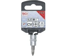 Bgs Technic Antgalis įpresuotas į galvutę | 6.3 mm (1/4") | Kryžminis PZ1 (2490)