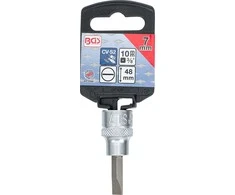 Bgs Technic Antgalis įpresuotas į galvutę | 10 mm (3/8") | Plokščias SL 7 mm (2568)