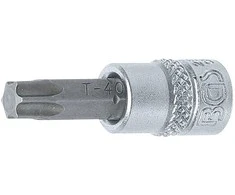 Grąžtas Bgs Technic Antgalis įpresuotas į galvutę | 6.3 mm (1/4") | T-Star (Torx) T40 (2596)