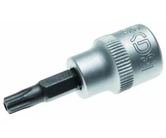 Bgs Technic Antgalis įpresuotas į galvutę | 10 mm (3/8") | T-star su skyle (Torx) T20 (2571)