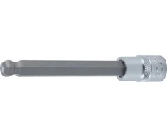 Bgs Technic Antgalis įpresuotas į galvutę | ilgis 140 mm | 12,5 mm (1/2") | šešiakampis su šarnyru 12 mm (4258-12)