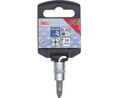 Bgs Technic Antgalis įpresuotas į galvutę | 6.3 mm (1/4") | Kryžminis PZ2 (2491)