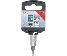 Bgs Technic Antgalis įpresuotas į galvutę | 6.3 mm (1/4") | T-Star (Torx) T7 (2557)