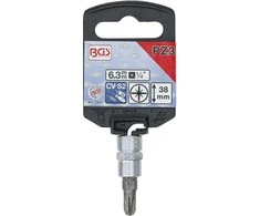 Bgs Technic Antgalis įpresuotas į galvutę | 6.3 mm (1/4") | Kryžminis PZ3 (2492)